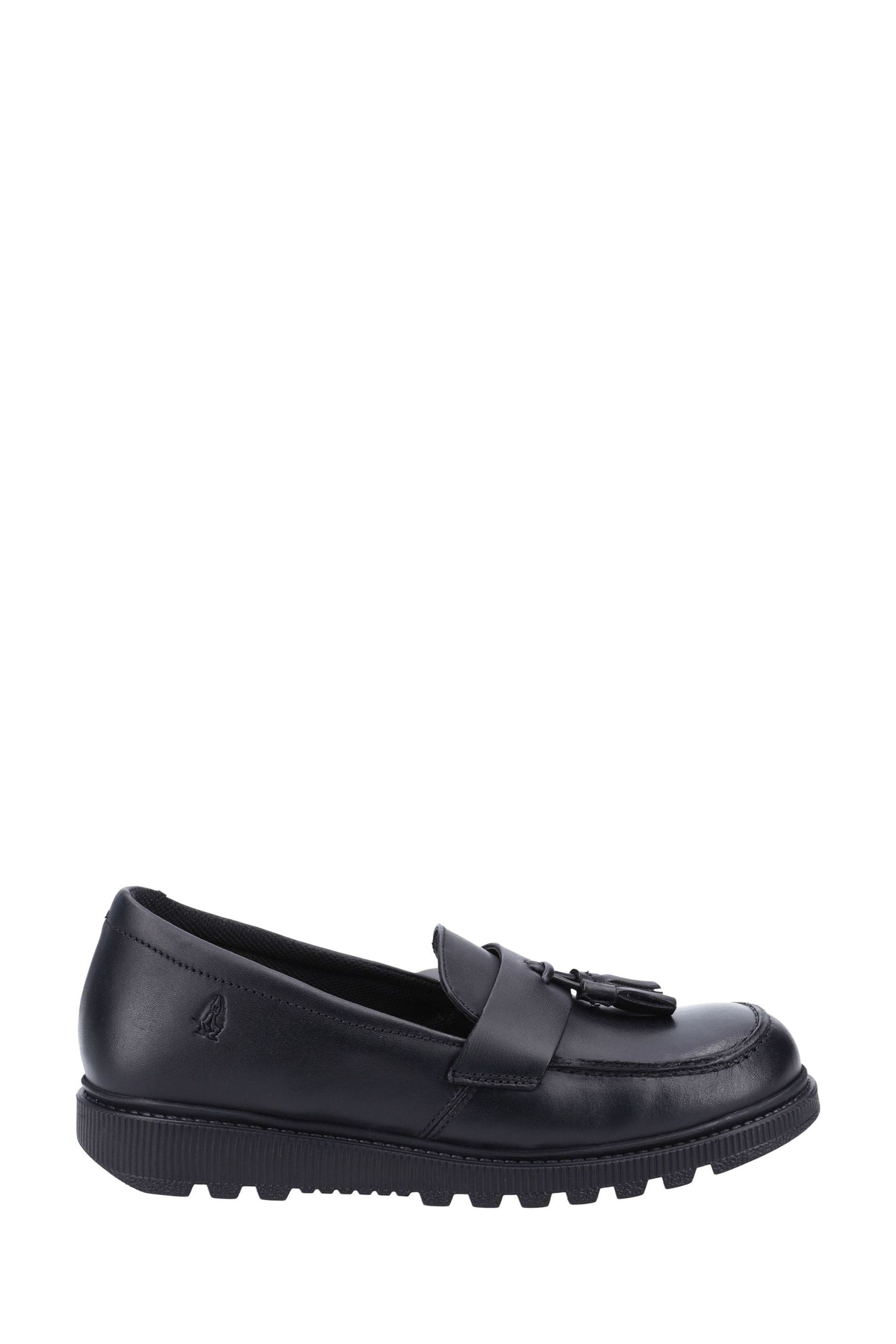 Hush Puppies Black Faye Senior School Shoes
