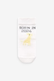 Ecru White Baby Socks 2 Pack (0-12mths) - Image 2 of 3