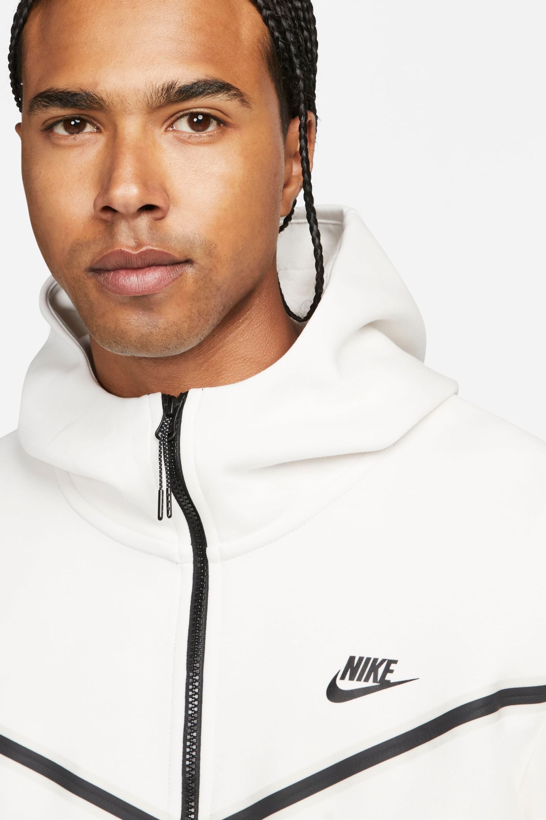 White nike tech hoodie on sale