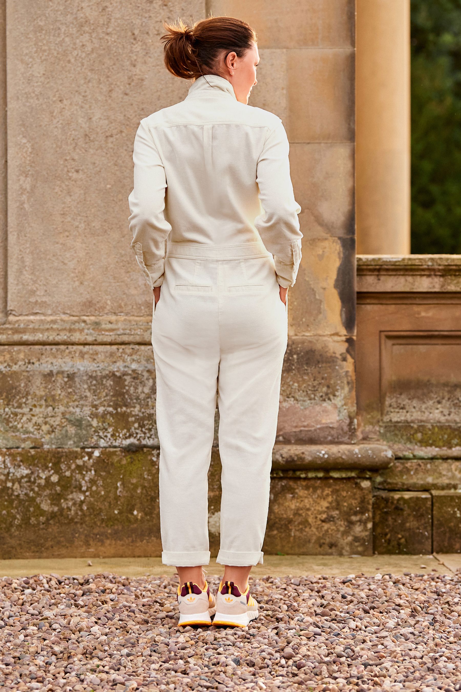 Buy Ecru Cream Emma Willis Cord Boiler Suit from Next Luxembourg