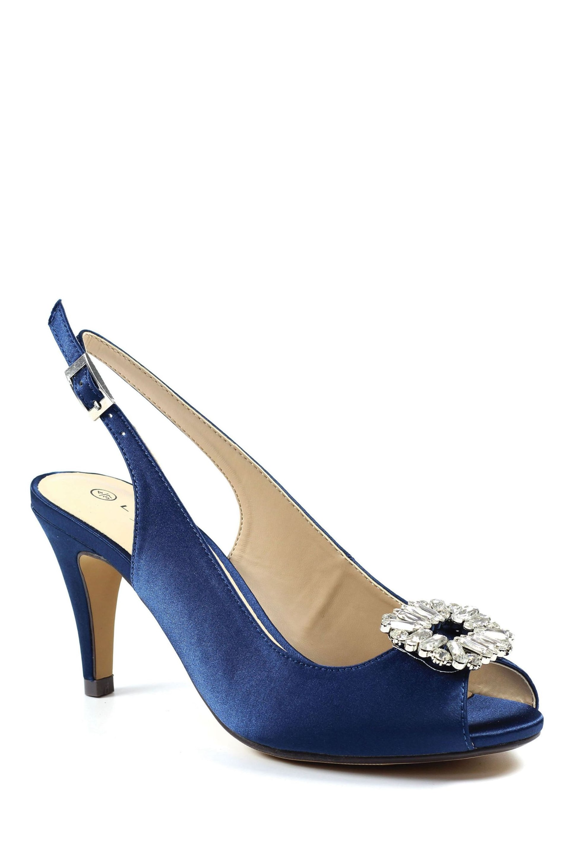 Lunar Venice Peep Toe Slingback Sandals - Image 2 of 6