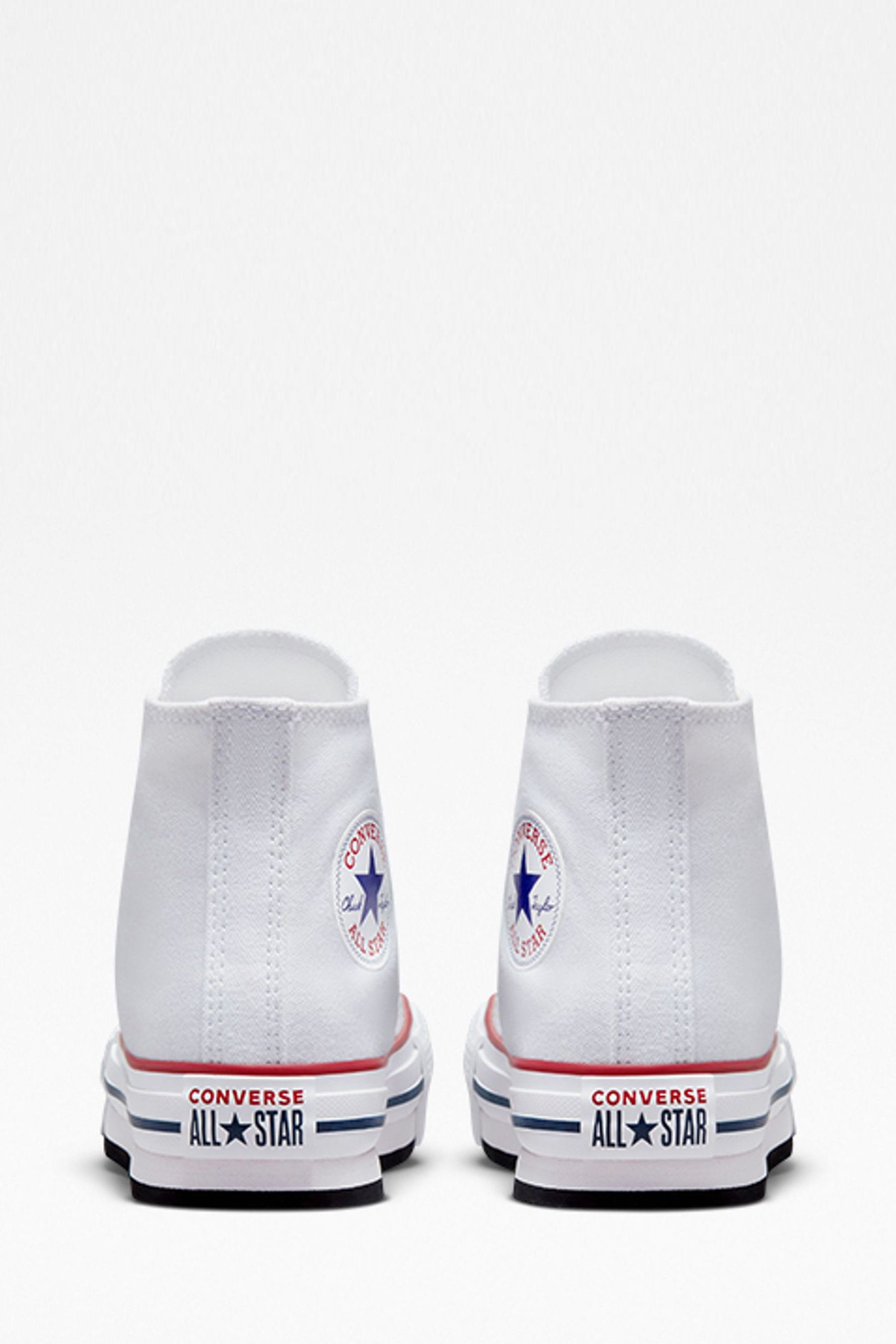 Buy Converse White Eva Lift High Top Junior Trainers from Next Luxembourg