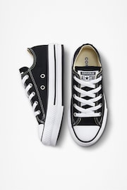 Converse Black Eva Lift Chuck Ox Junior Trainers - Image 5 of 6