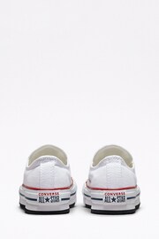 Converse White Eva Lift Chuck Ox Junior Trainers - Image 3 of 6