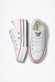 Converse White Eva Lift Chuck Ox Junior Trainers - Image 5 of 6