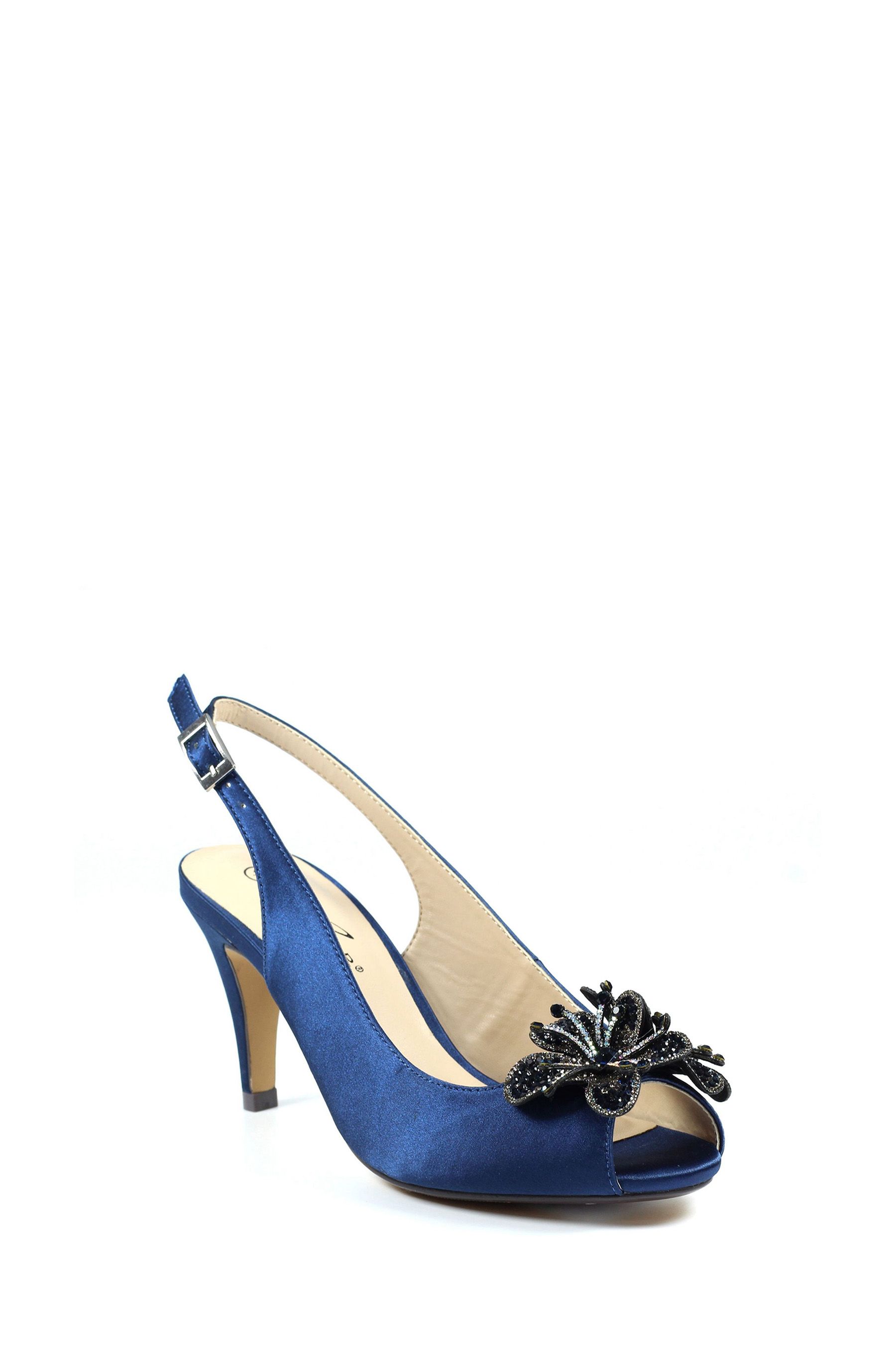 Lunar Ankara Peep Toe Slingback Sandals