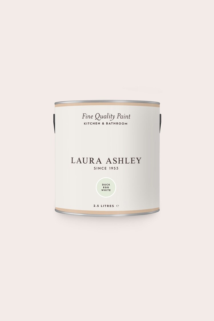 Laura Ashley Duck Egg Blue White Kitchen And Bathroom 2.5Lt Paint - Image 2 of 4