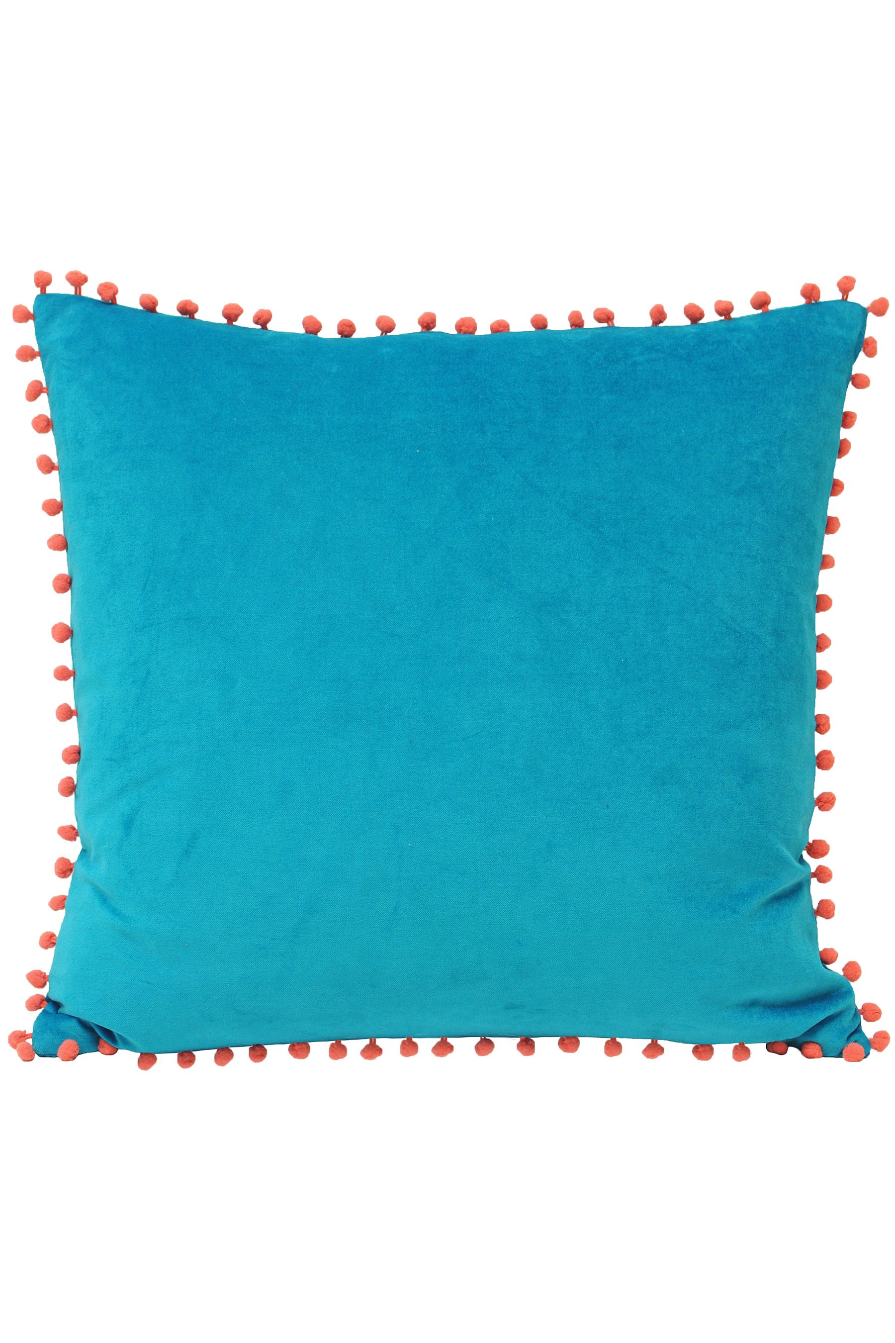 Next pink pom pom cushion shop