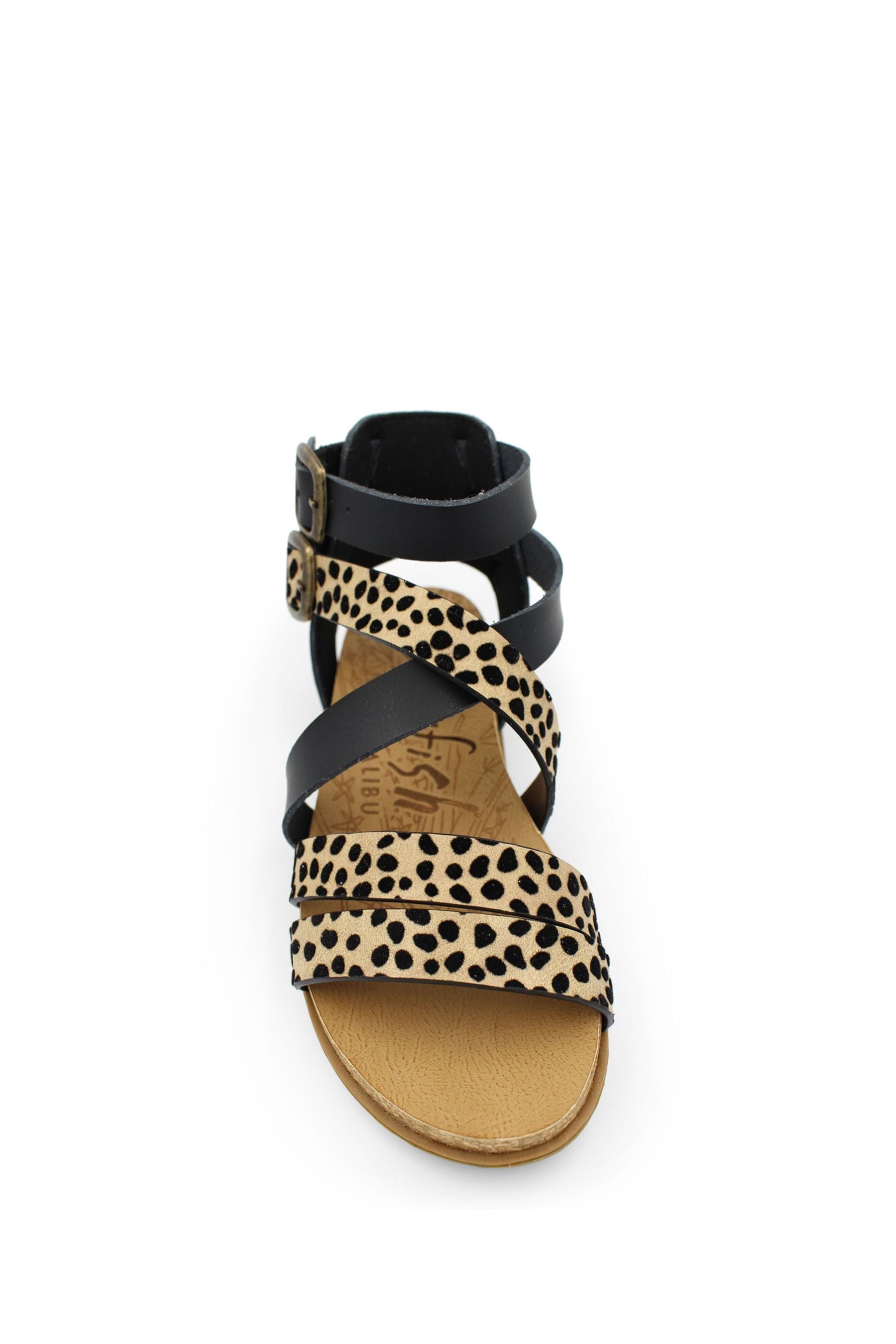 Blowfish Malibu Womens Fandie Sand Pixie Leopard Sandals