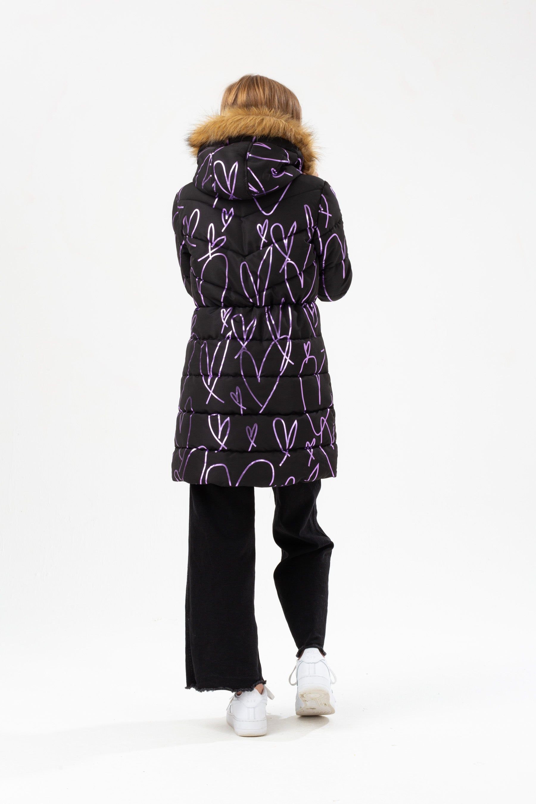Holographic parka hotsell