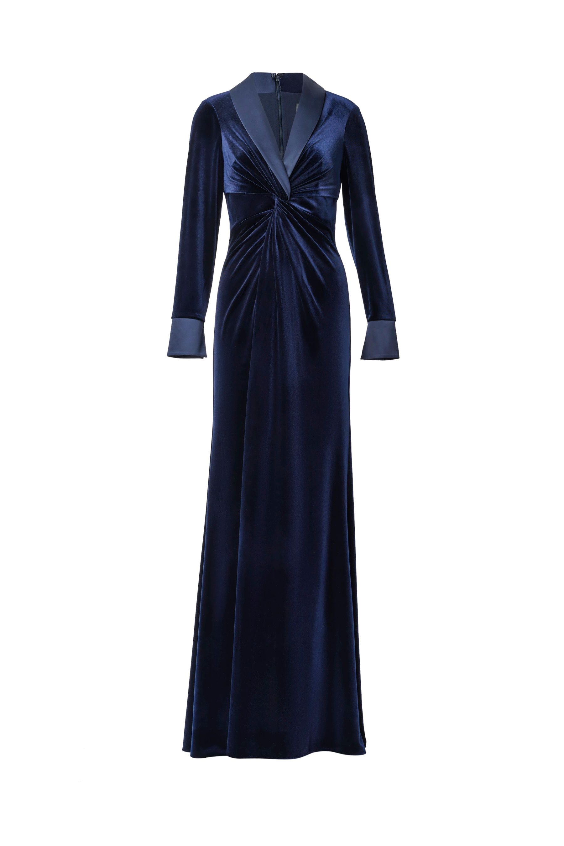 Velvet tuxedo gown cheap