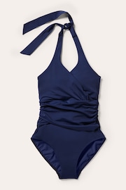 Boden Blue Levanzo Ruched Halter Swimsuit - Image 5 of 6