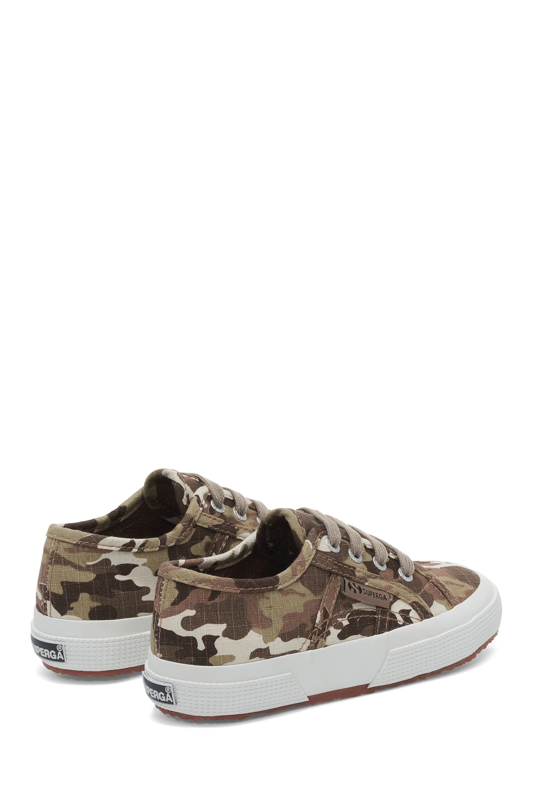 Buy Superga Kids Natural Camouflage Ripstop Trainers from Next Luxembourg