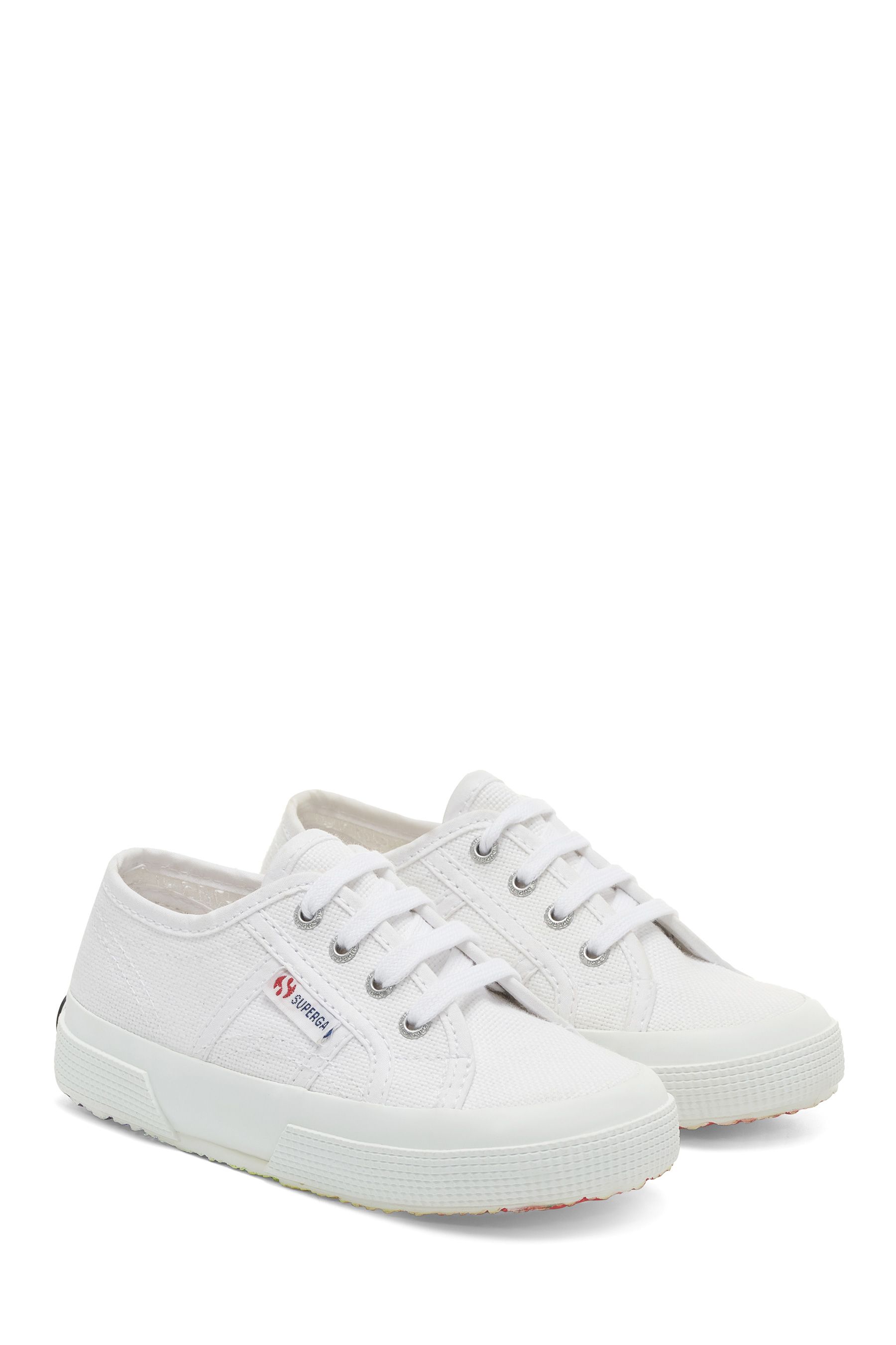 Buy Superga 2750 Kids Heart Heel Patch White Trainers from Next Luxembourg
