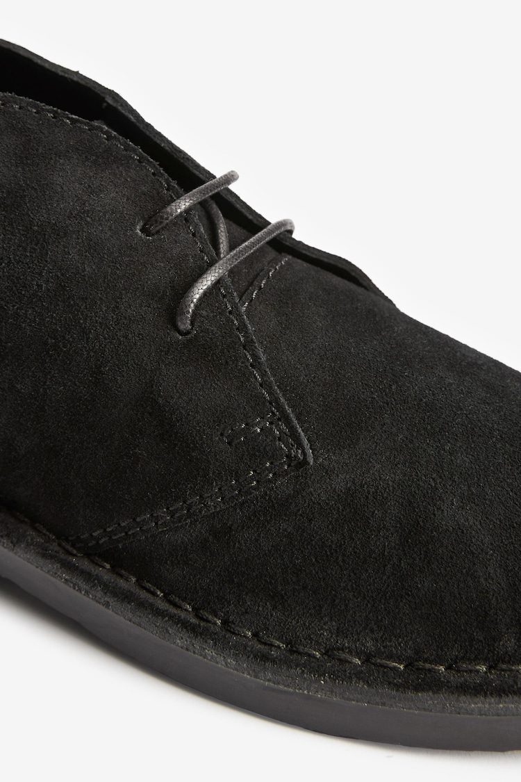 Black Suede Desert Boots - Image 9 of 9