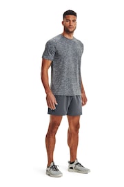 Under Armour Heather Grey Tech 2 T-Shirt - Image 3 of 5