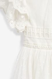 Ivory White Lace Bridesmaid Dress (3-16yrs) - Image 7 of 7