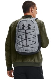 Under Armour Grey Hustle Sport Backpack - Image 1 of 7