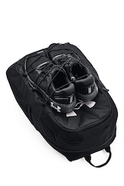 Under Armour Black Hustle Sport Backpack - Image 4 of 7
