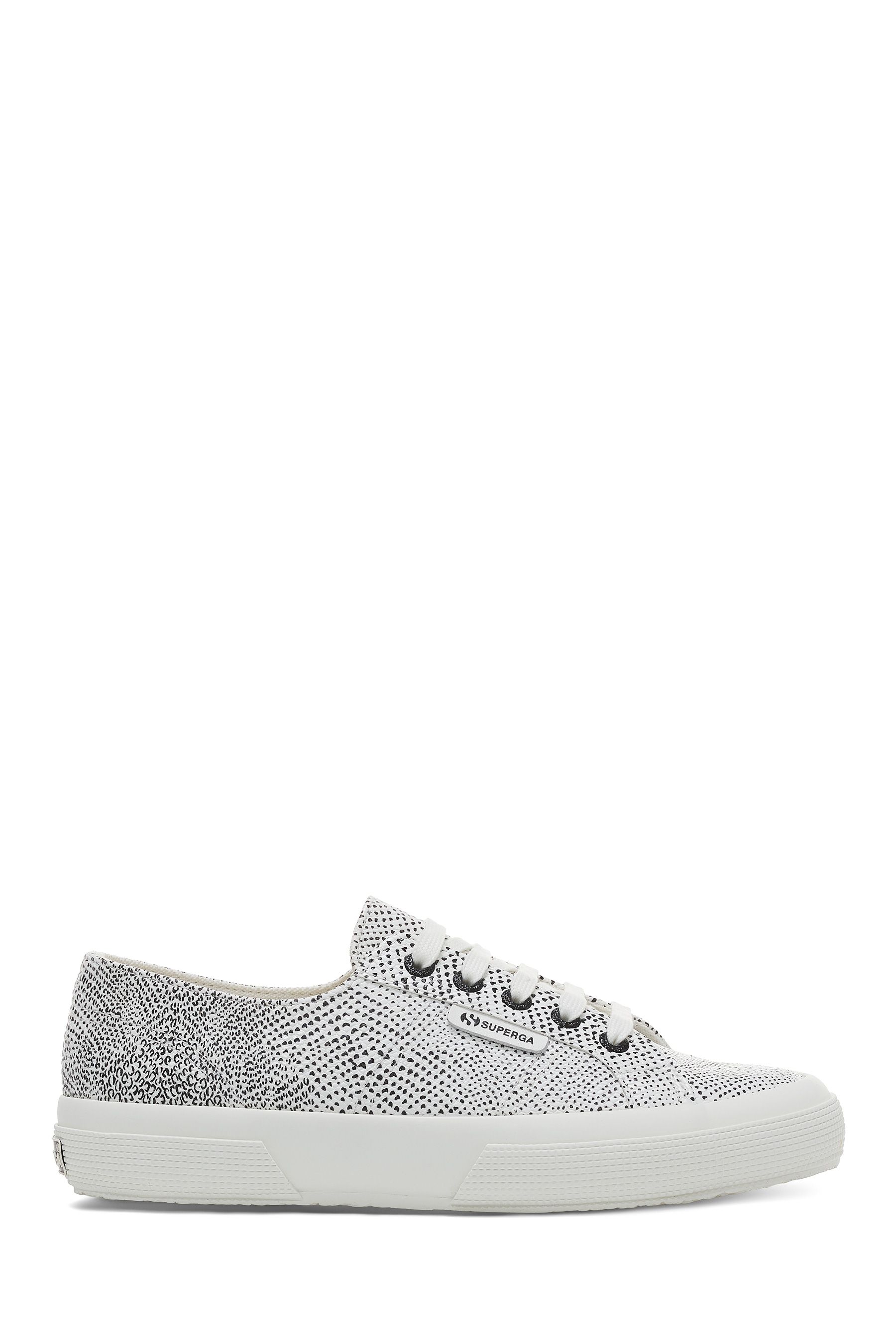 Buy Superga White Micro Snake Faux Leather Trainers from Next Luxembourg