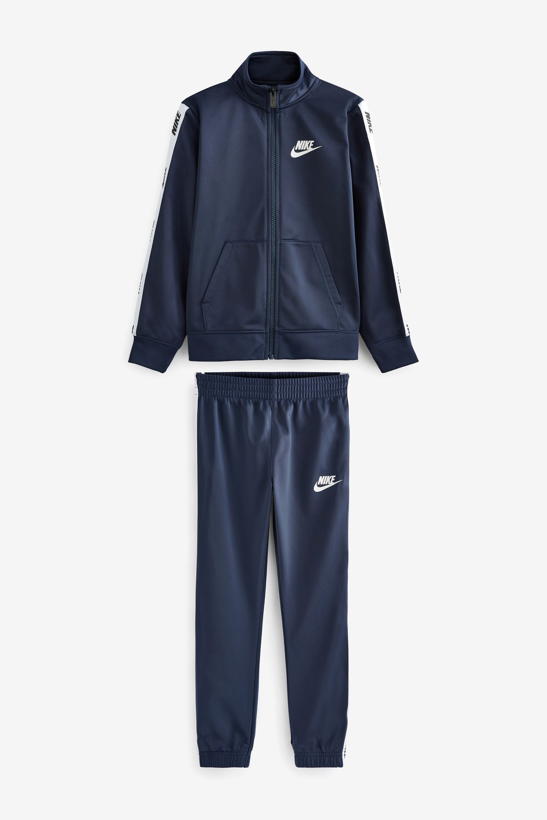 Buy Nike Blue Tape Little Kids Tracksuit from Next Luxembourg