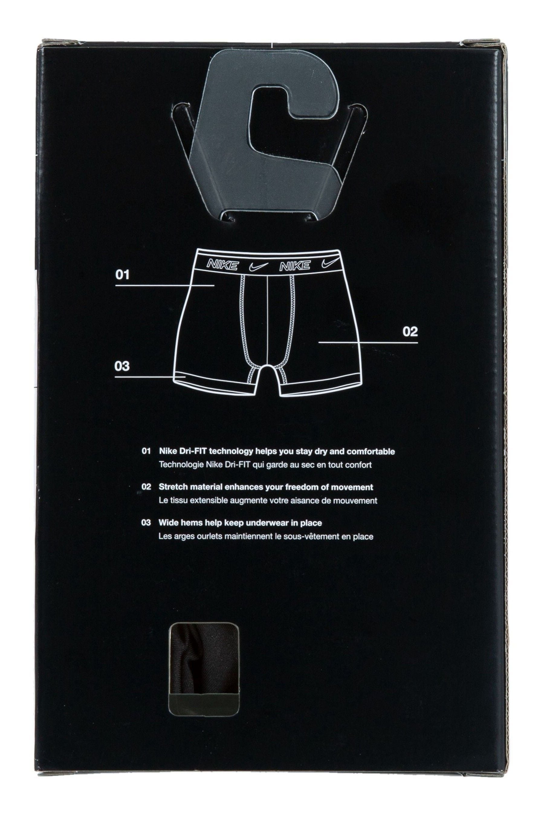 Nike Black Blue Kids Boxers 3 Packs