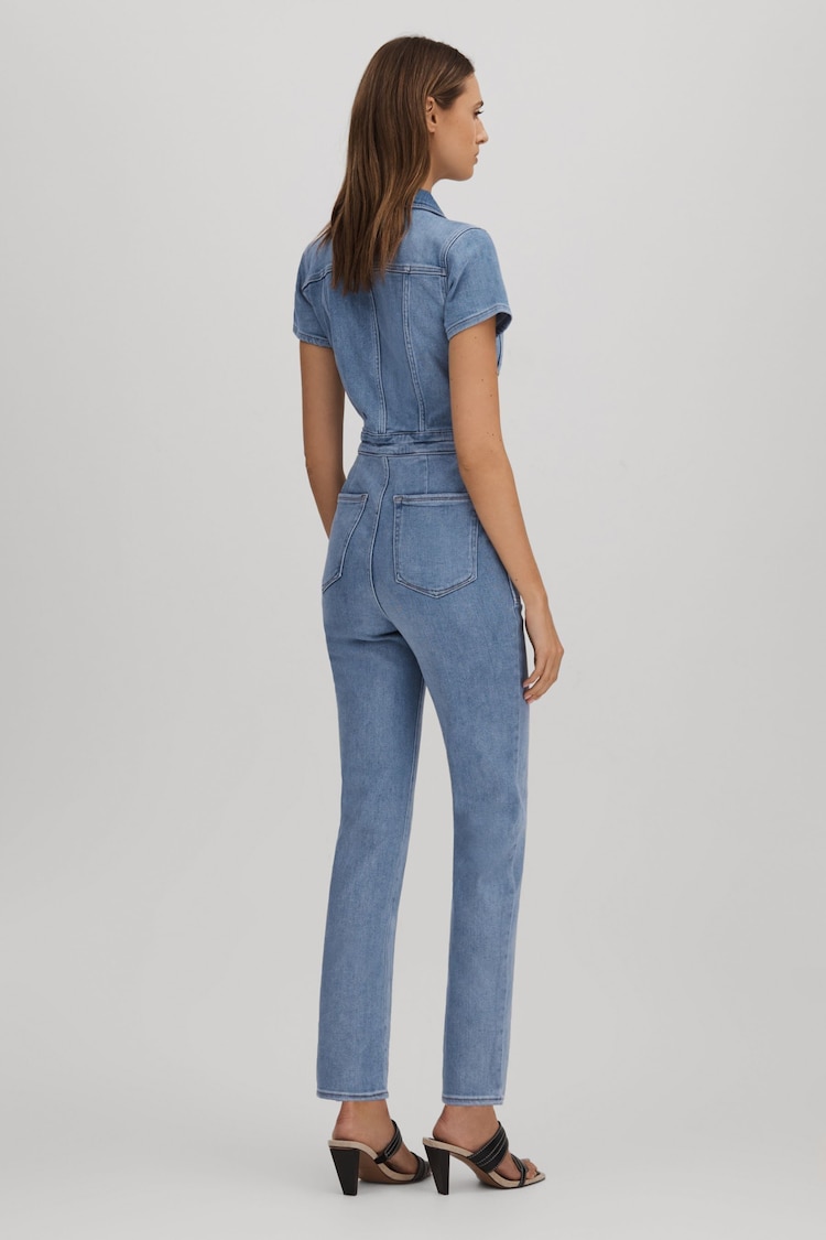 Good American Denim Skinny Jumpsuit - Image 4 of 4