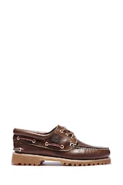 Timberland Brown 3 Eye Lug Boat Shoes - Image 1 of 5