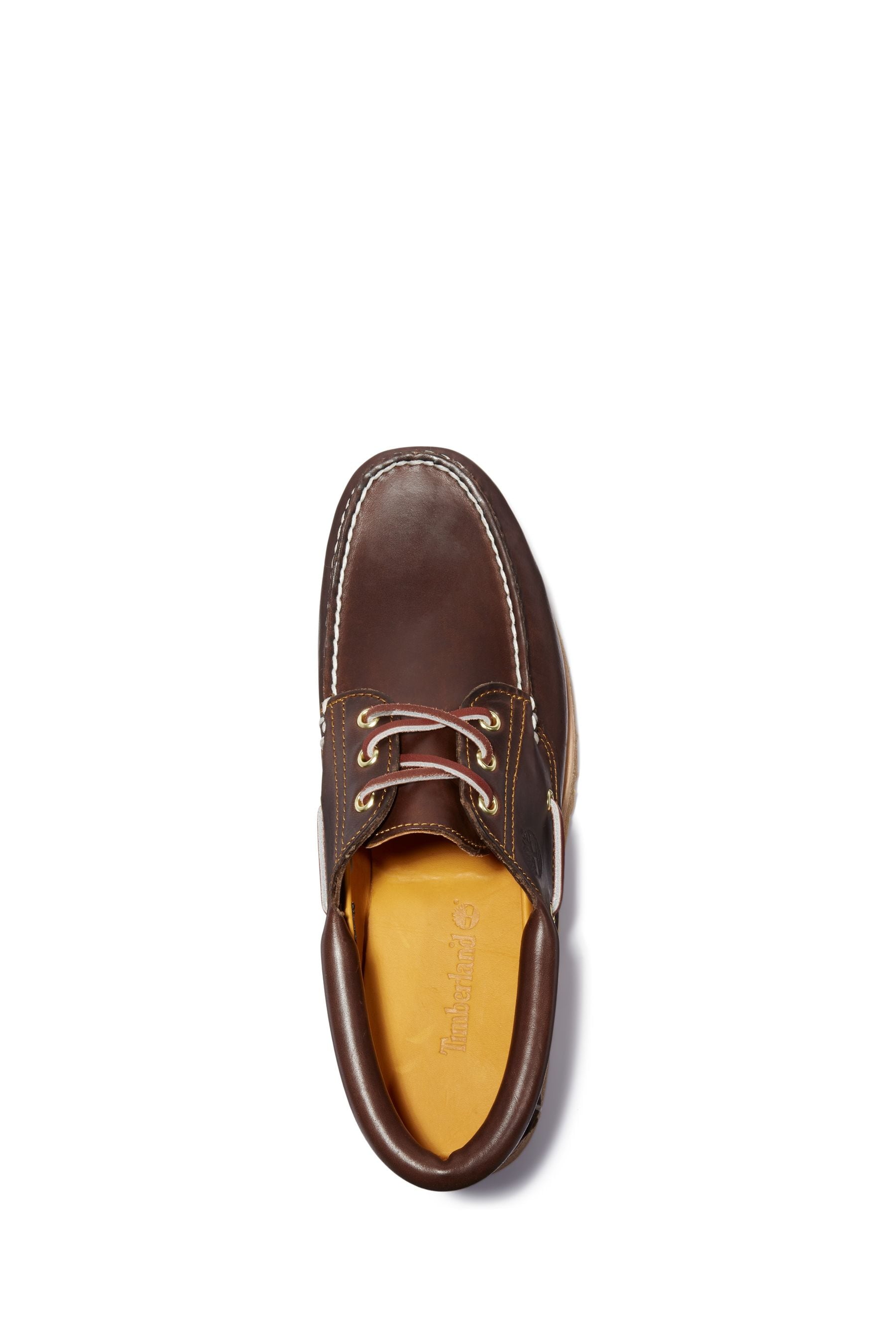Timberland Brown 3 Eye Lug Boat Shoes