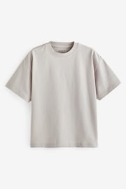 Grey Pale Oversized Cotton Short Sleeve T-Shirt (3-16yrs) - Image 5 of 7