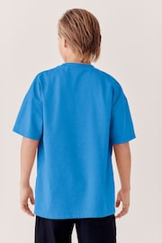 Blue Bright Relaxed Fit Short Sleeve T-Shirt (3-16yrs) - Image 2 of 5