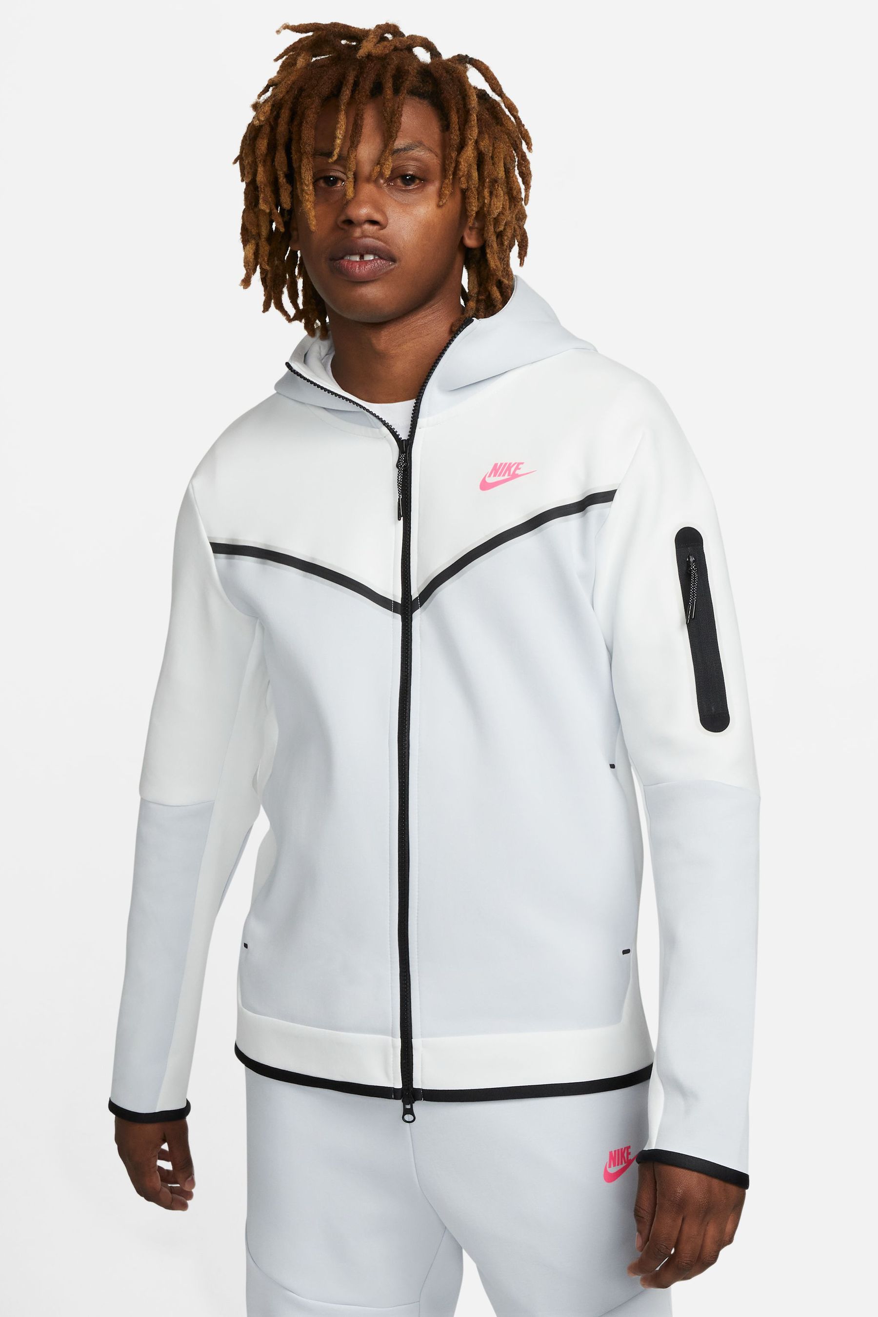 Nike tech fleece hoodie pink shop