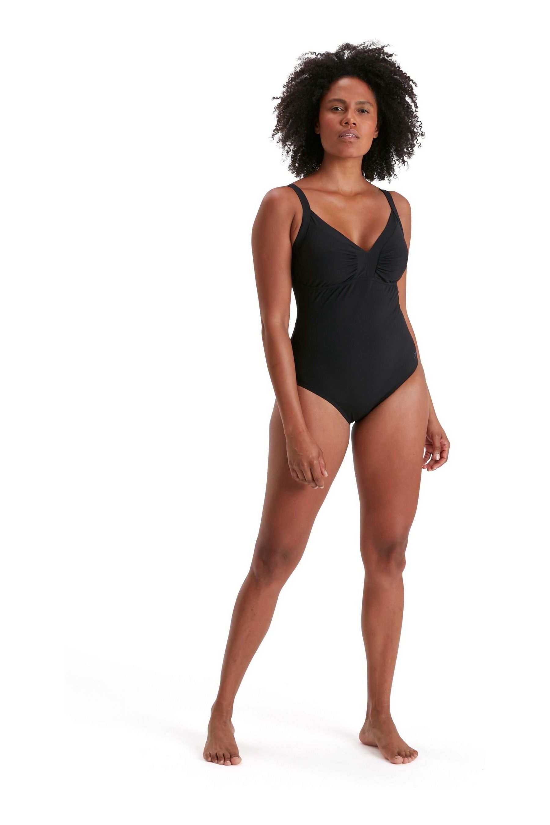 Buy Speedo Black Watergem Shaping Swimsuit from Next Poland
