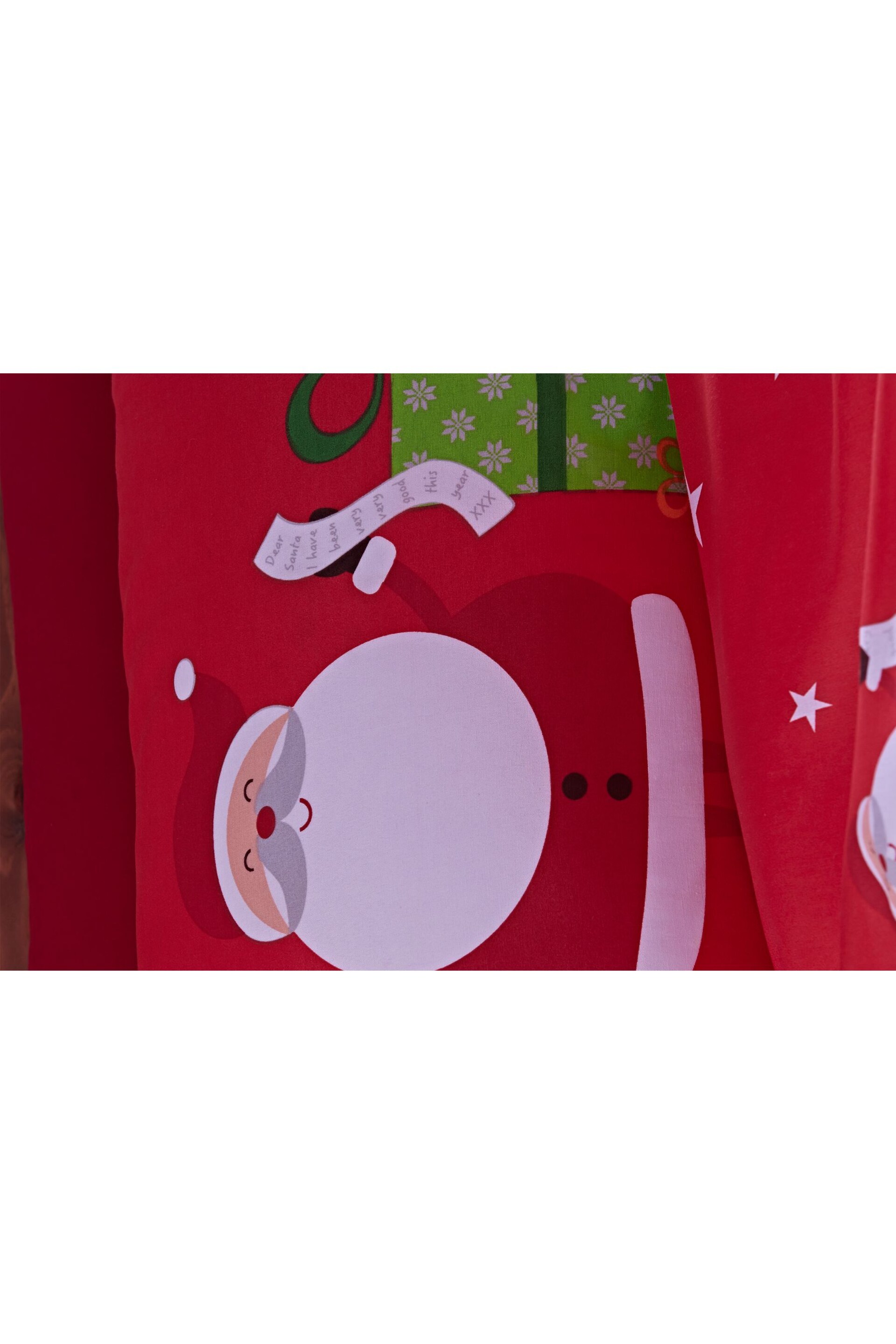 Catherine Lansfield Red Santa's Christmas Presents Duvet Cover and Pillowcase Set - Image 3 of 3