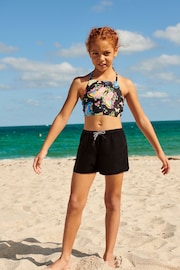 Black Quick Dry Beach Shorts - Image 1 of 5