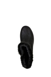 Skechers Black Keepsakes Wedge Comfy Winter Womens Boots - Image 5 of 5