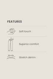 Blue Straight Fit Comfort Stretch Jeans - Image 4 of 11