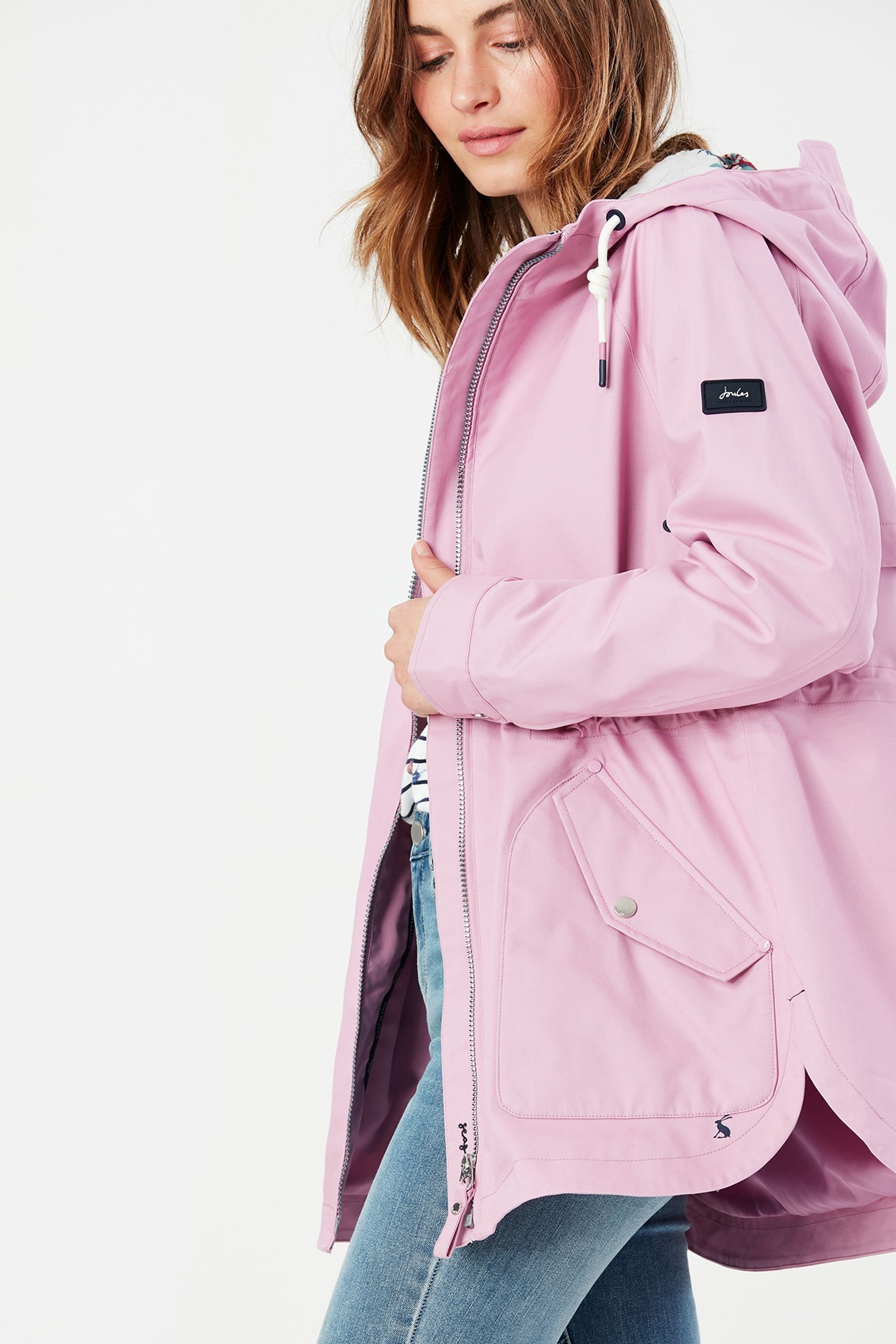 Joules coast jacket pink shop