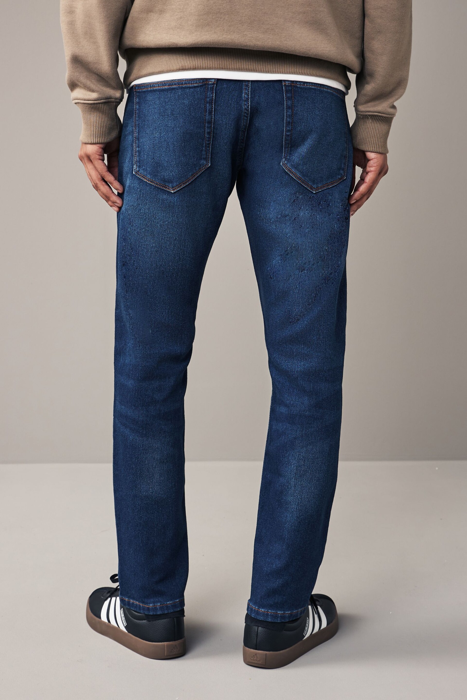 Blue Slim Fit Comfort Stretch Jeans - Image 5 of 11