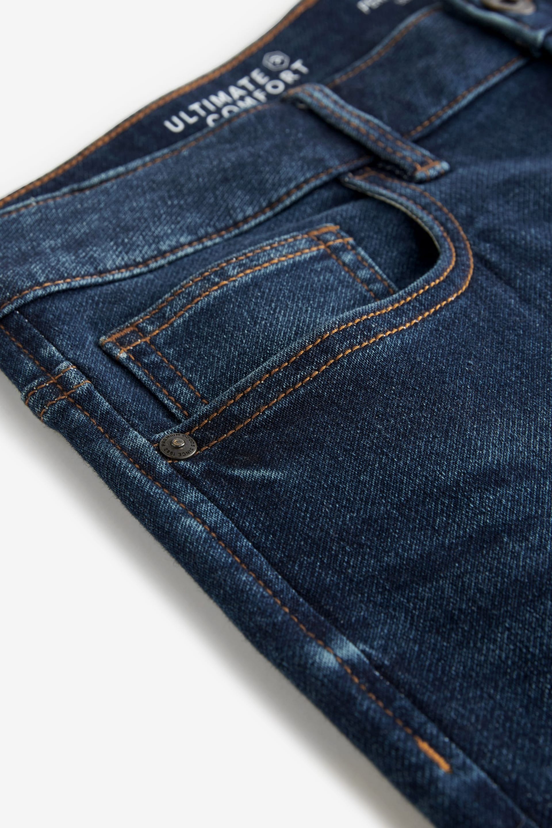 Blue Slim Fit Comfort Stretch Jeans - Image 8 of 11