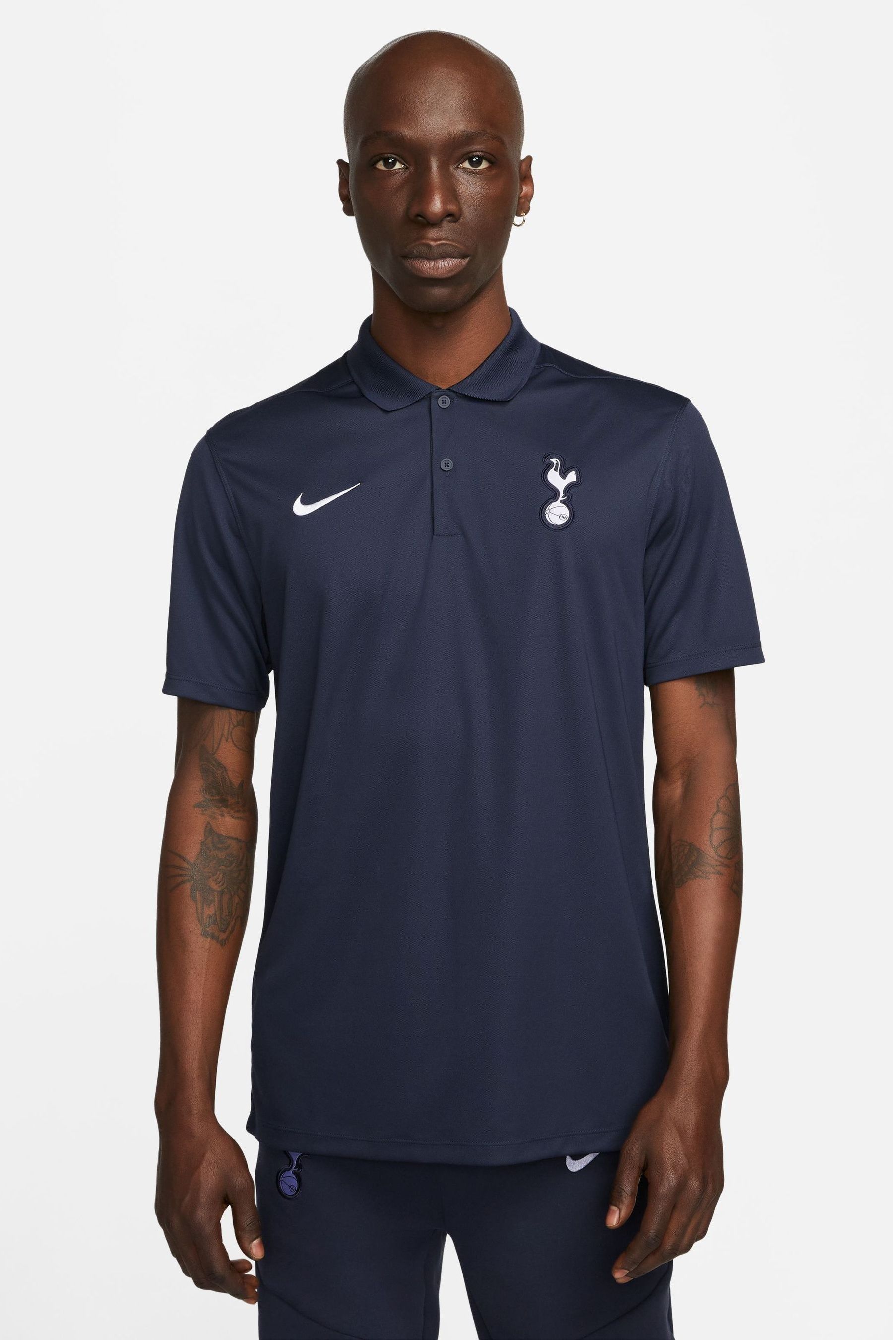 Buy Nike Blue Tottenham Hotspur Victory Dri FIT Soccer Polo Shirt from Next Luxembourg