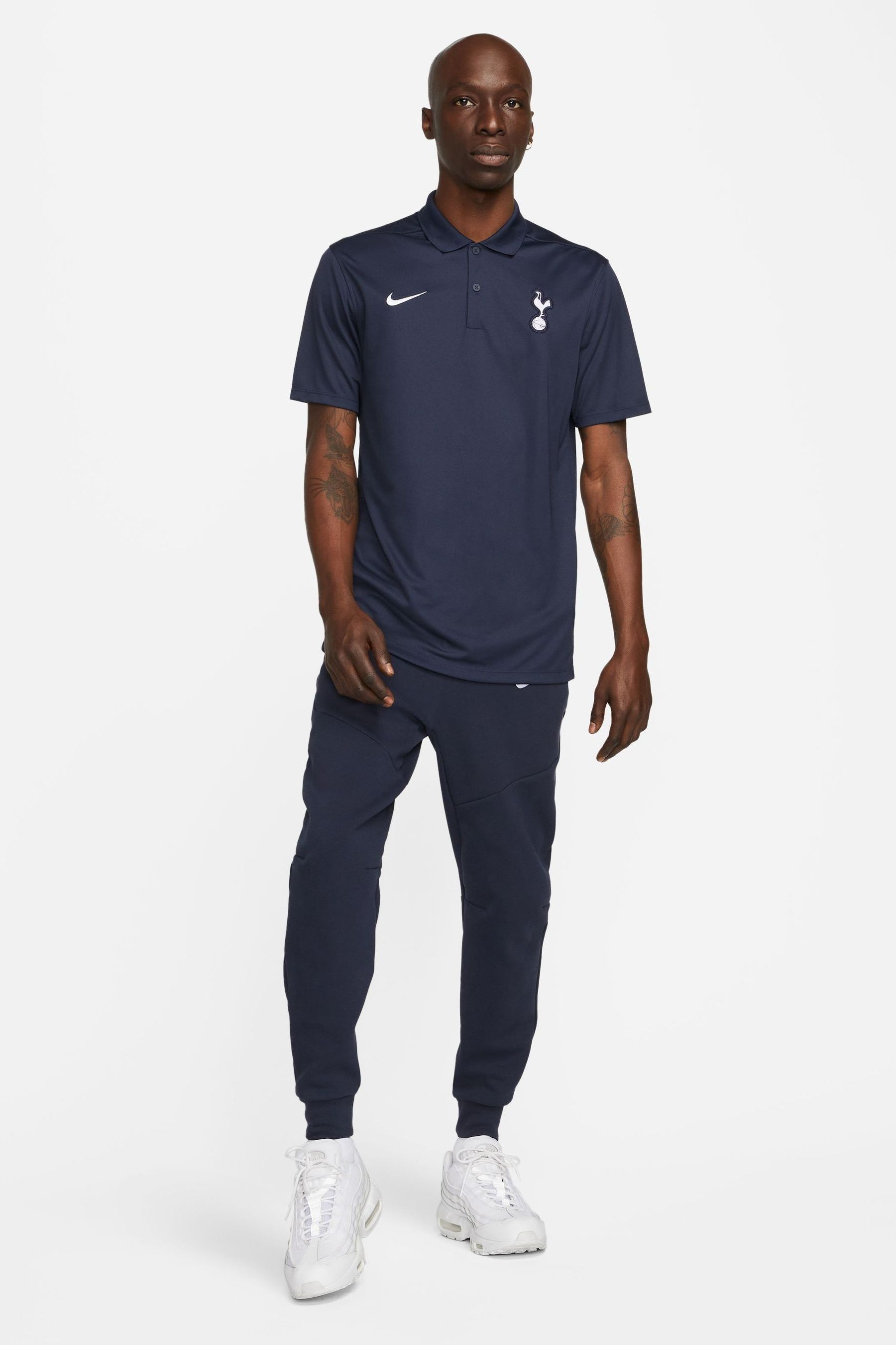 Buy Nike Blue Tottenham Hotspur Victory Dri FIT Soccer Polo Shirt from Next Luxembourg
