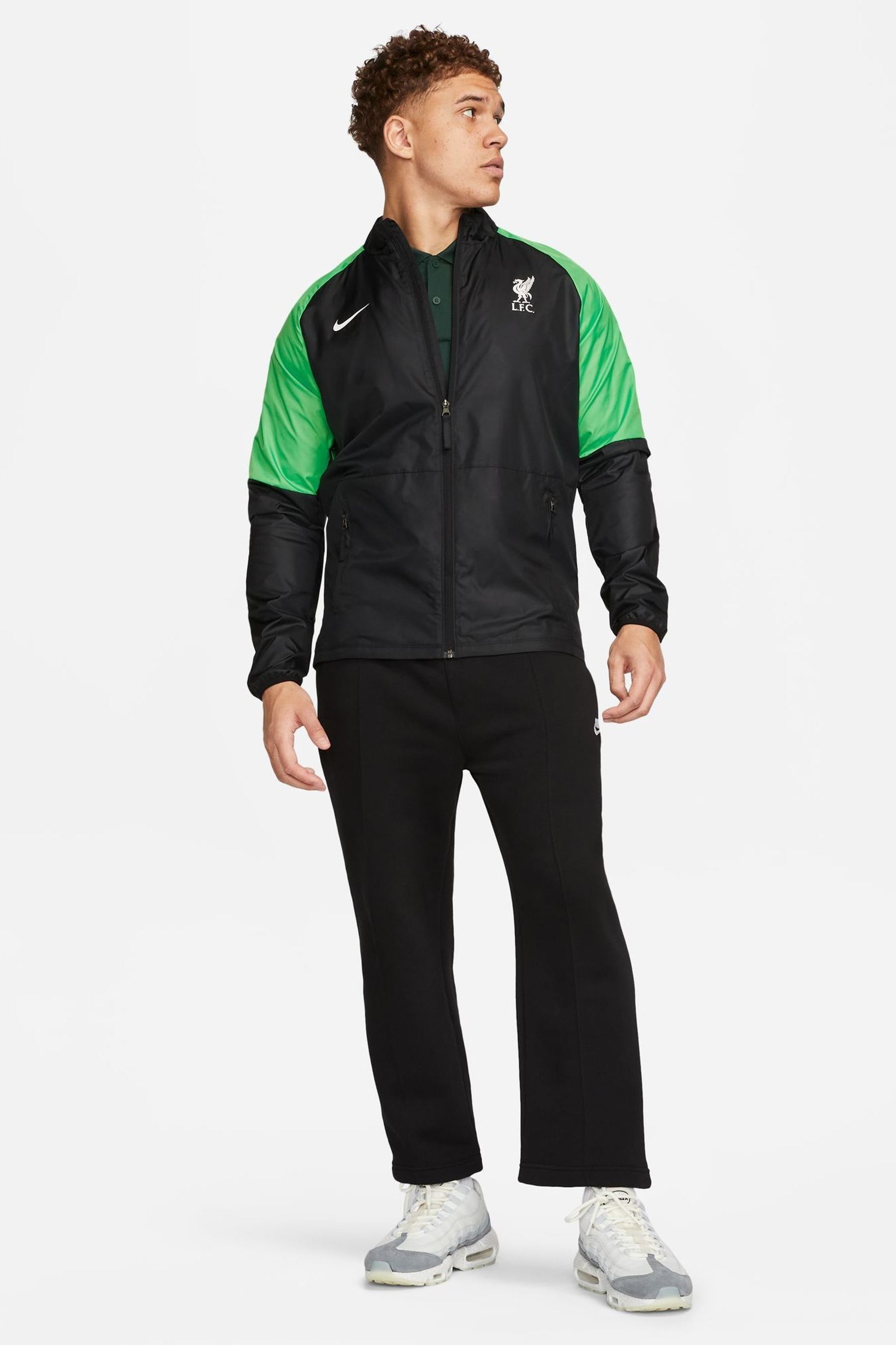 Buy Nike Black Liverpool FC Repel Academy AWF Full Zip Soccer Jacket from Next Luxembourg