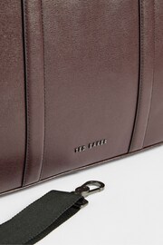 Ted Baker Red Strath Saffiano Leather Document Bag - Image 4 of 4
