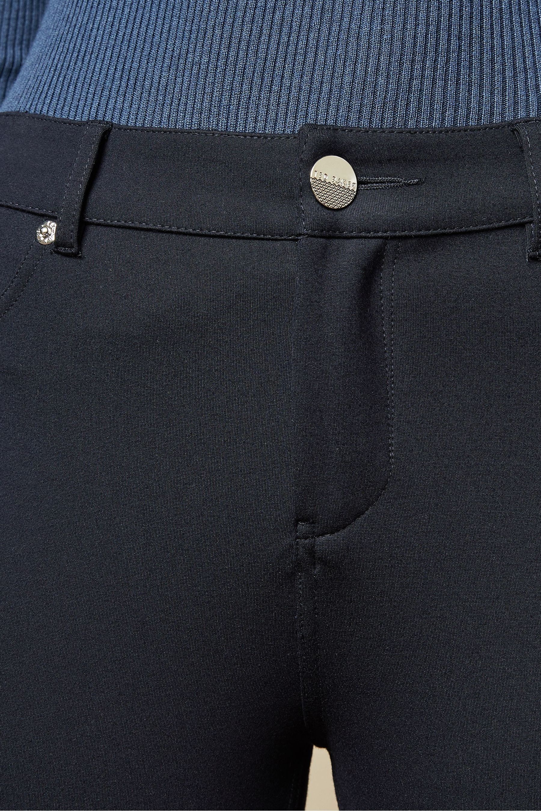 Buy Ted Baker Blue Strenti Skinny Zip Cuff Ponti Jeggings from Next United Arab Emirates