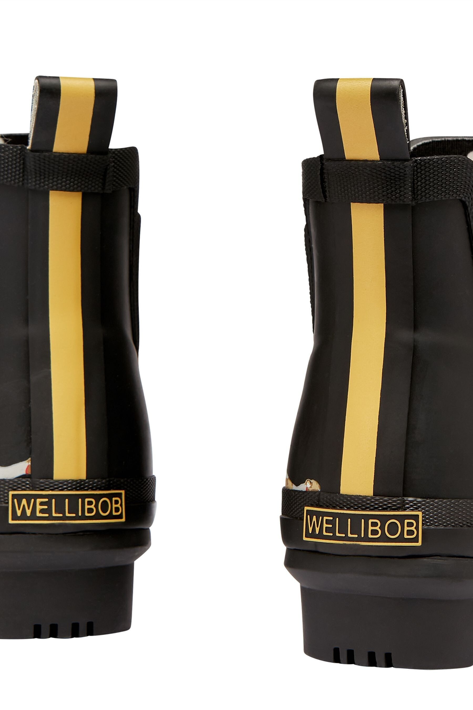 Kaufe Sie Joules Wellibob Niedrige bedruckte Gummistiefel Schwarz bei Next Deutschland