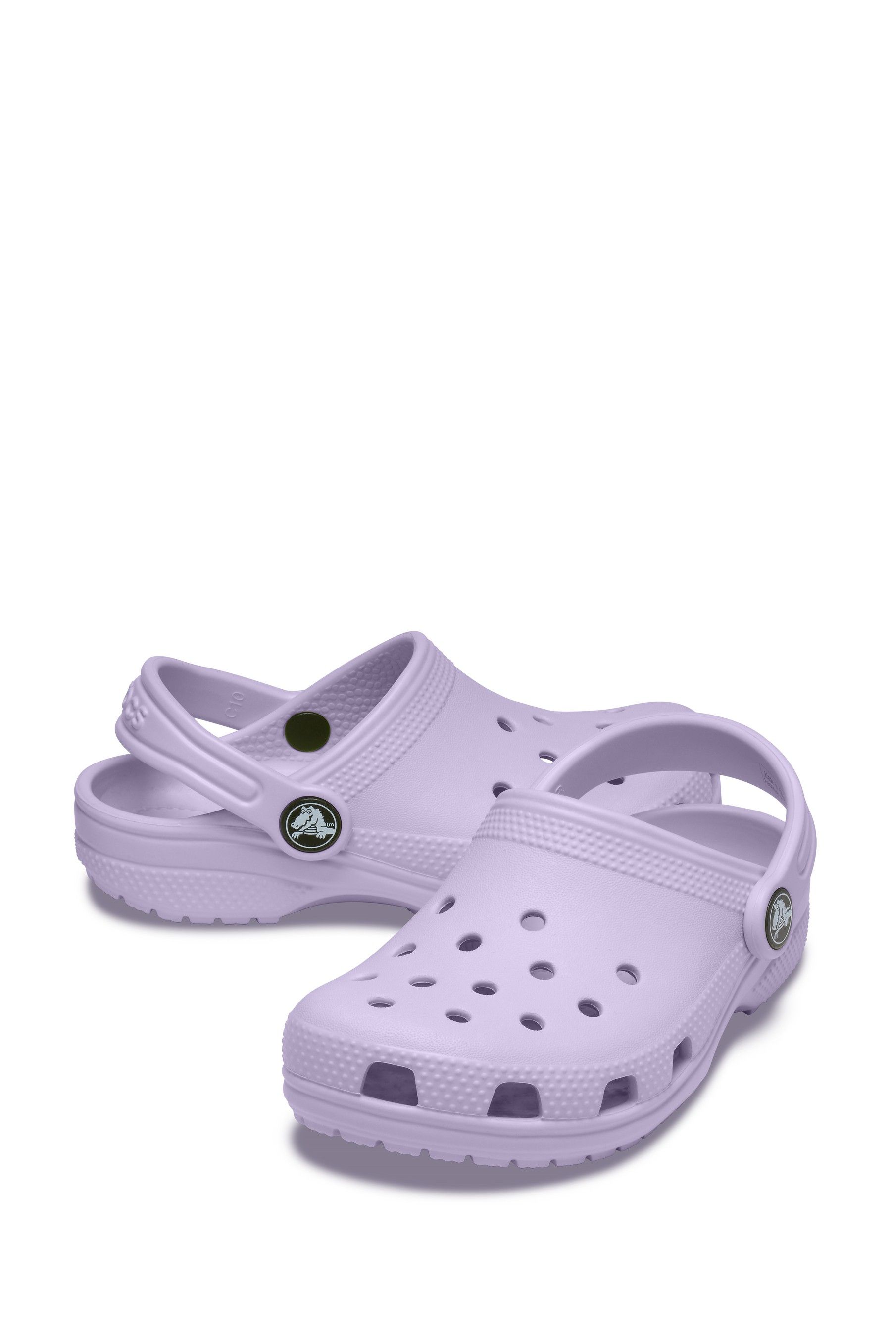 Pastel purple crocs hotsell