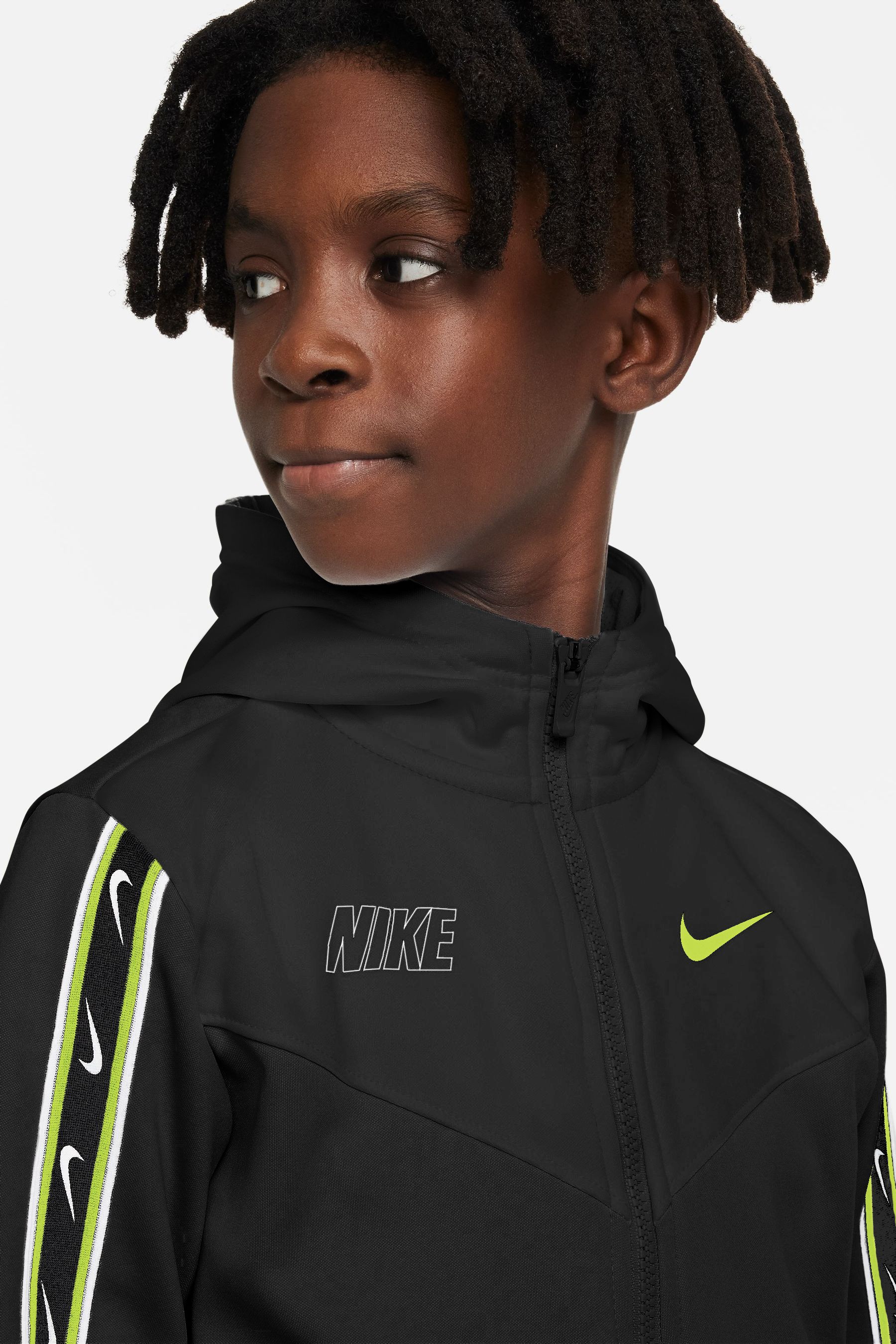 Nike black and lime green hoodie online
