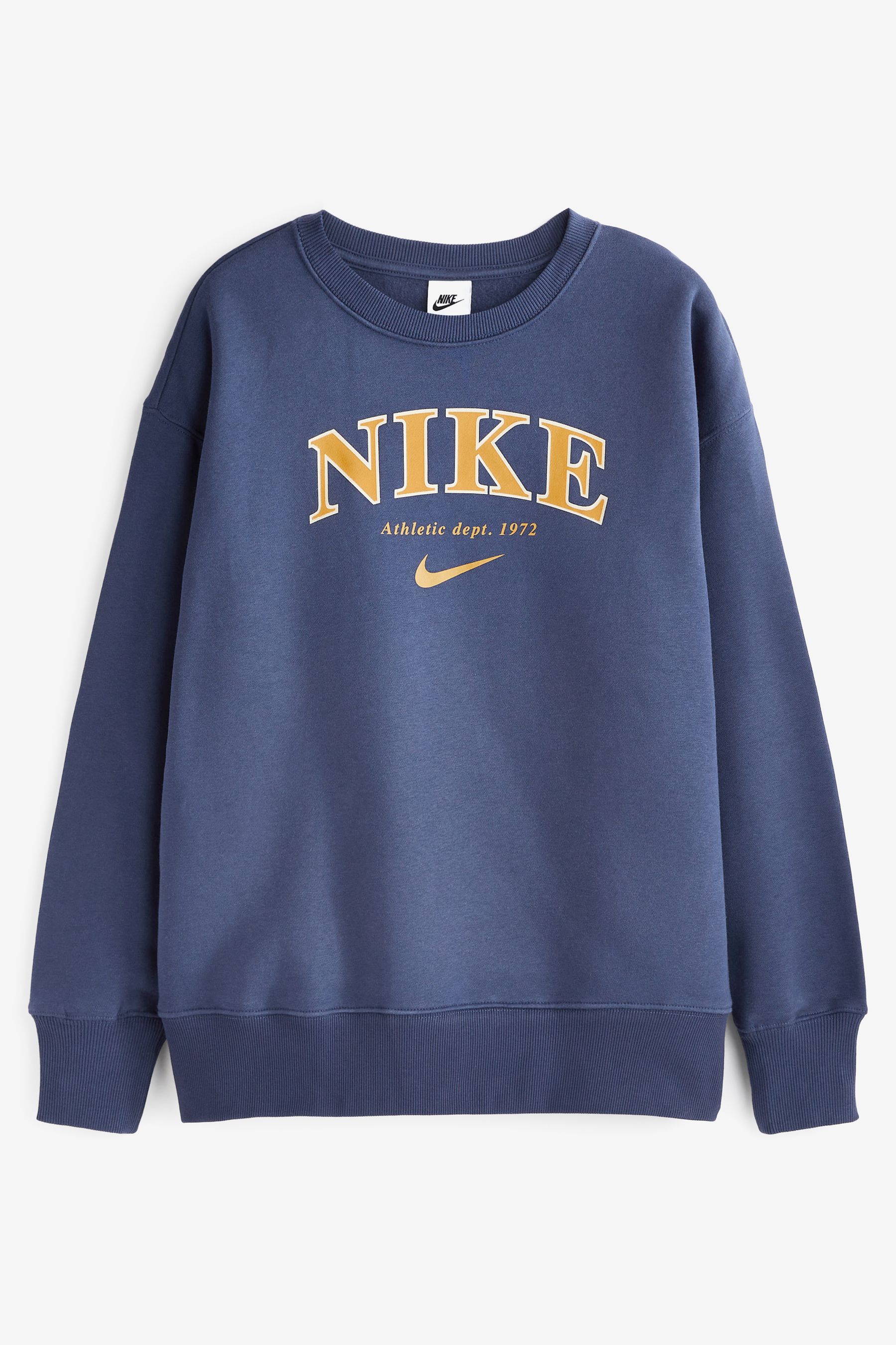 Nike super oversized blue sweatshirt clearance