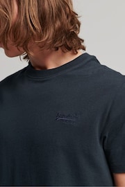 Superdry Eclipse Navy Vintage Embroidered T-Shirt - Image 4 of 4